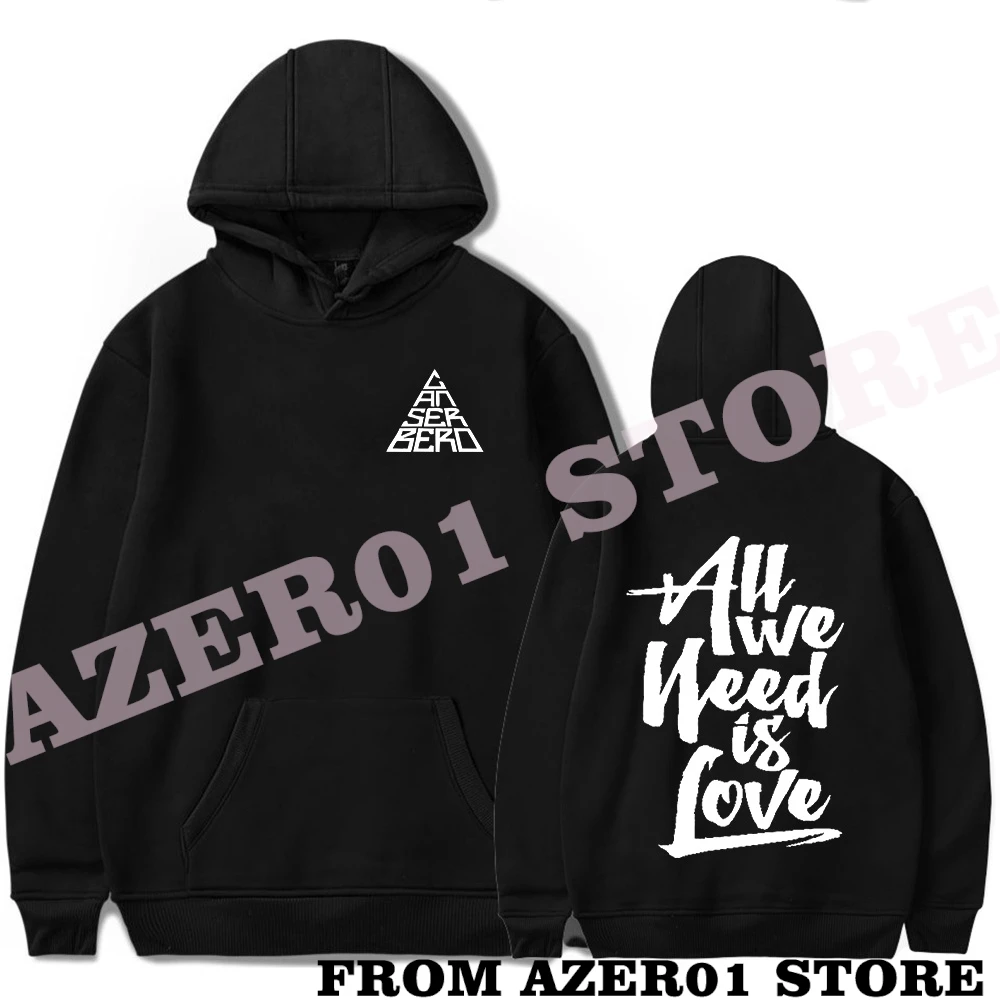 Canserbero All We Need is Love Album Logo Merch Hoodies Winter Men/Women Hooded Sweet Streetwear Long Sleeve Sweatshirt