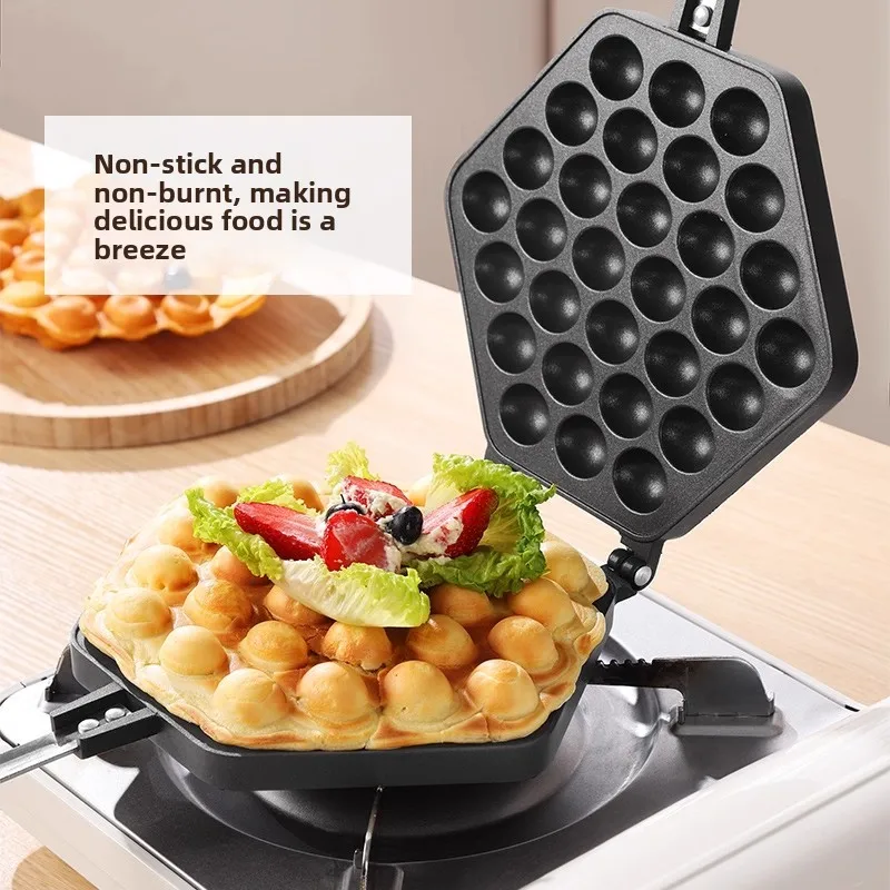 家庭用エッグワッフルマシン型 商業用ベーキングトレイマシン 商業用ガス・電気エッグワッフルケーキマシン