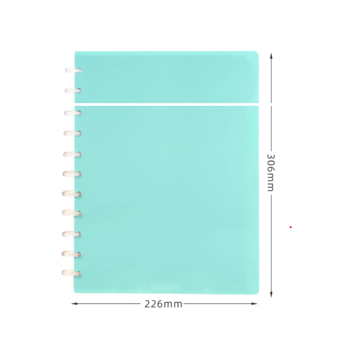 RINGNOTE Light Color Mushroom Hole Loose-leaf Notebook A4 Disc Student Horizontal Line Notebook Classroom Notebooks and Journals