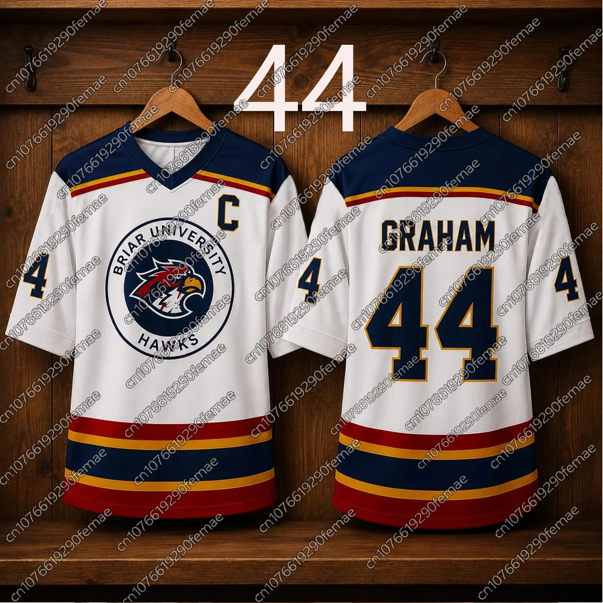 2026 Summer Loose Off Campus Style Jersey T-Shirt | Men Women Number Letter Top Daily Sports Streetwear TV Merch image 6