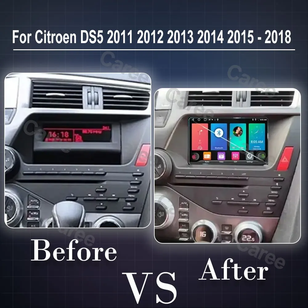 7 Inch Android For Citroen DS5 2011 2012 2013 2014 2015 - 2018 Car Radio Multimedia Auto Player GPS headunit Carplay Display BT