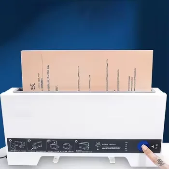 110V/220V Small Office And Book Hot Melt Glue Binding Machine Electric For Tender Tender File Hot Melt Binding Machine