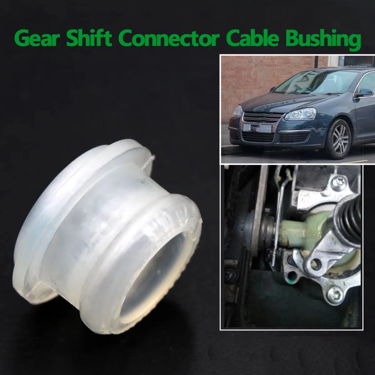Manual Gear Shift Lever Cable Bushing Repair Kit For VW Jetta1999-2012 Golf Polo Bora Gearbox Selector End Linkage Rubber Sleeve