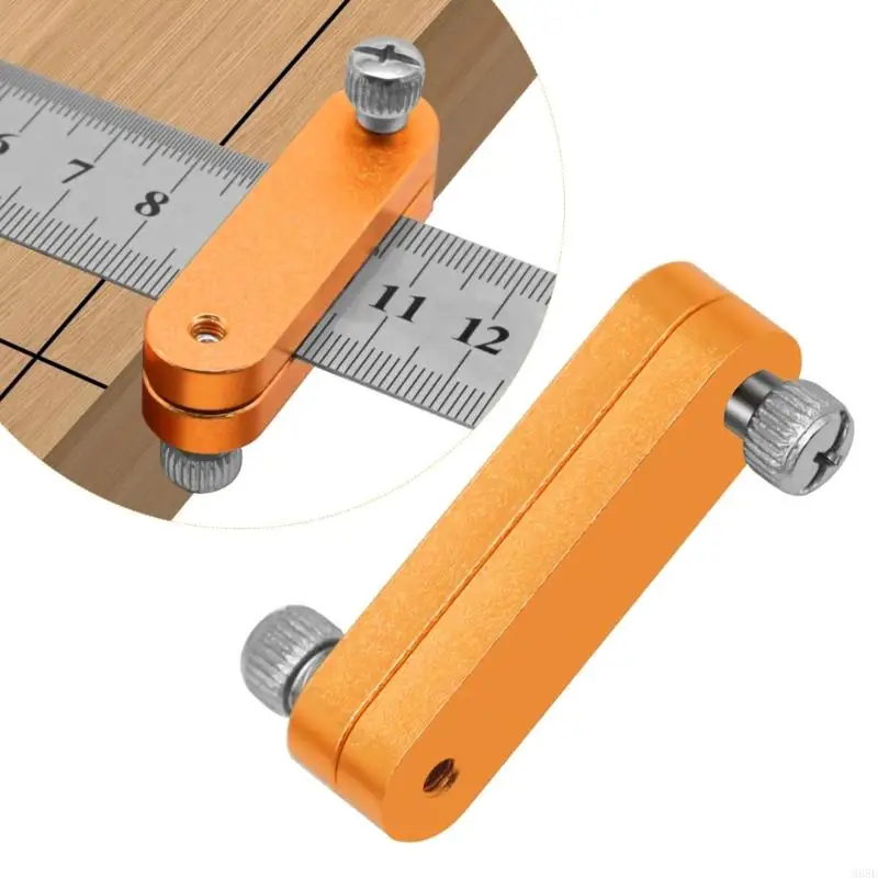 Aluminum Ruler Stop Fence Ruler Limit Block Ruler Positioning Block for Accurate M68E