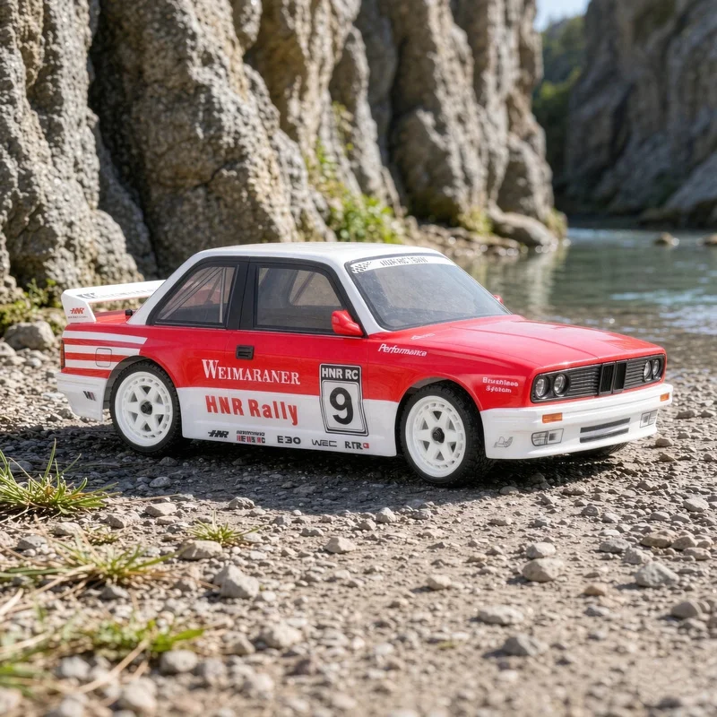 Hot 1/10 HNR H9804 M3 5CH Remote Control Electric 4WD Simulation Brushless Rally Off-Road Vehicle With Lights High-Speed Model