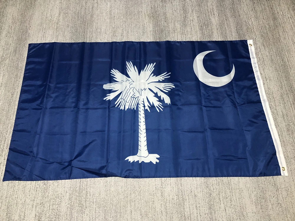 South Carolina Flag 90x150CM  Polyester hanging Banner South Carolina Emblem Flag US state Tapestry For decoration banner