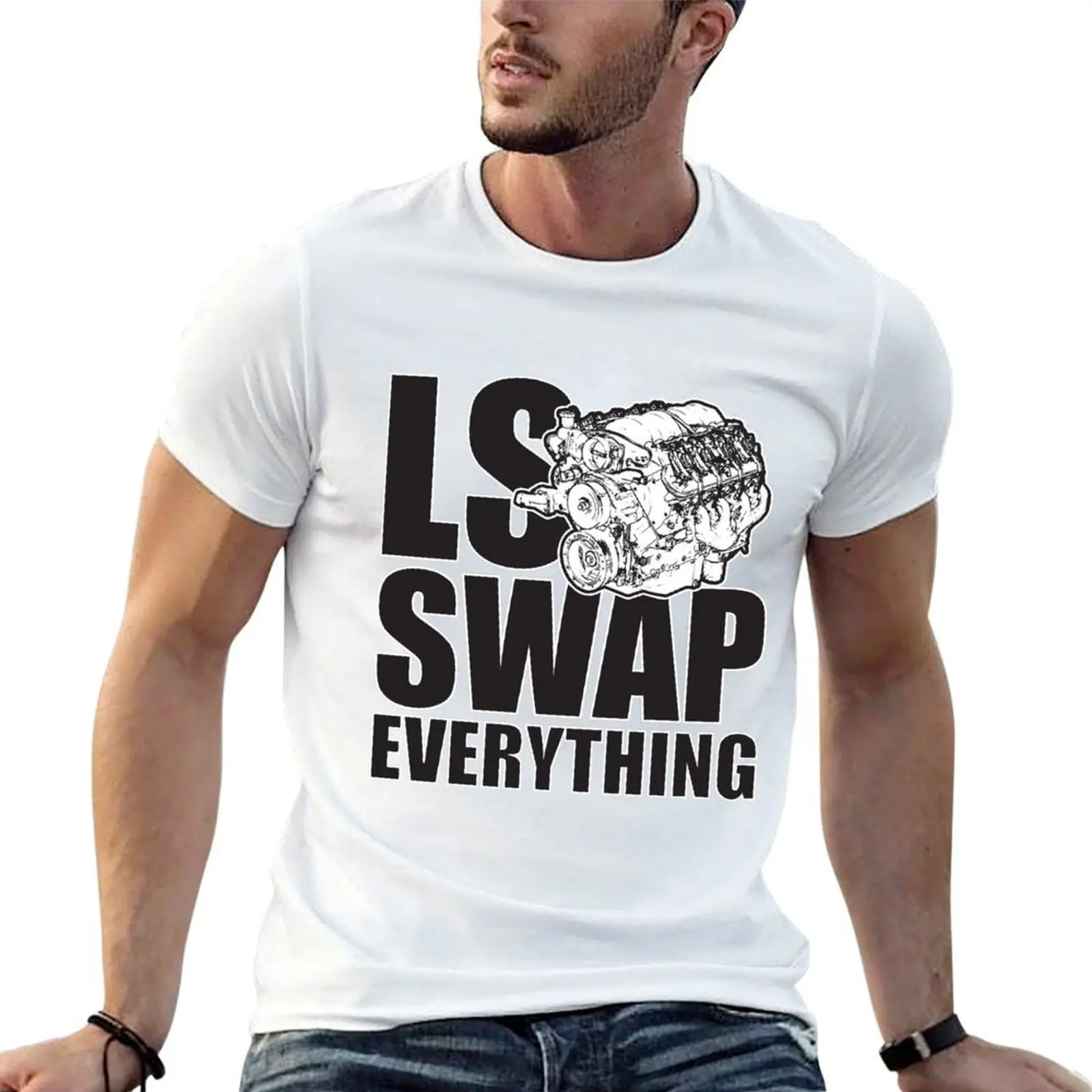 LS Swap Everthing T-Shirt Short sleeve tee boys whites tshirts for men