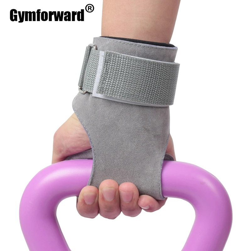 1Pair Crossfit Weightlifting Hand Grip Musculation Fitness Hand Wear-resistant Non-slip Powerlifting Wrist Wrap Gym Equipment