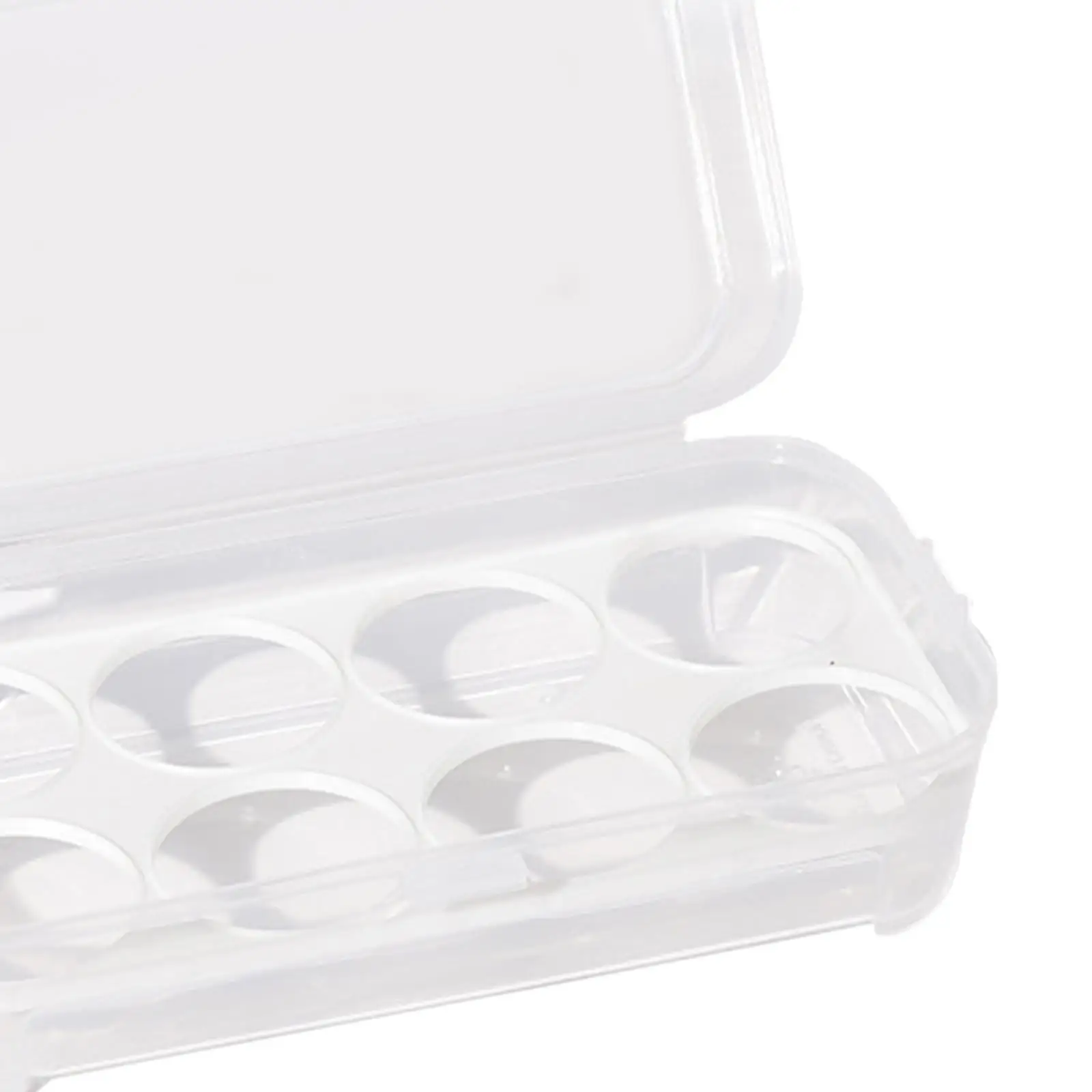 Durable PP Egg Storage Box Portable Egg Crate for Refrigerator Countertop Picnic Backpacking Climbing Adventure