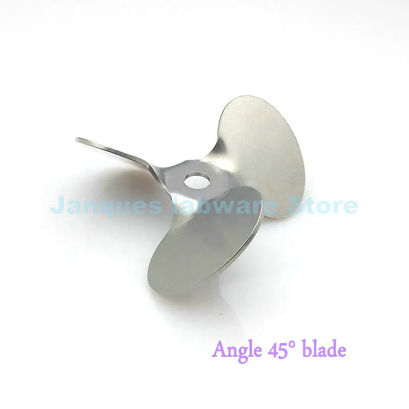 1pcs 304 stainless steel OD 30mm to 120mm Three-blades Stirrer Paddle Laboratory push-down/push-up stirring blade