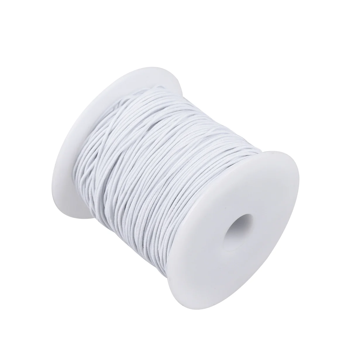 

100M in 1 Roll White Elastic String DIY Jewelry Accessories Manmade Strands Wear-resistand Beads String for DIY Jewelry