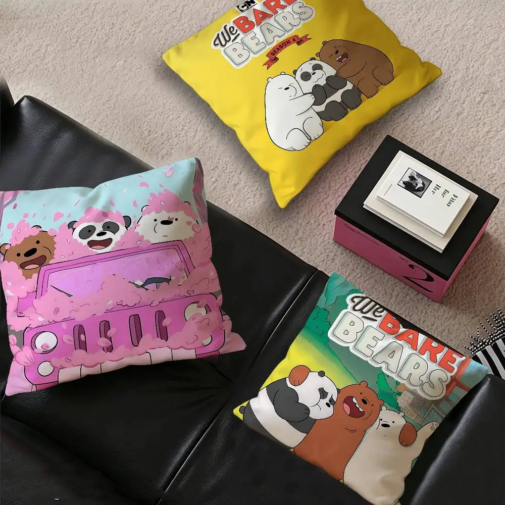 W-We-B-Barees B-Bears Pillow Gift Home Office Decoration Bedroom Sofa Car Cushion Cover Case 45x45