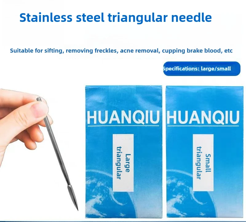 Trigonous needle three edge acupuncture needles diameter 10 pcs 1.6 mm*65 mm / 10 pcs 2.6 mm *65 mm