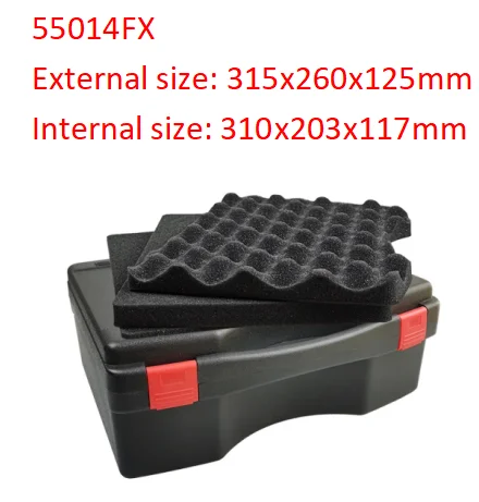 Multifunktionaler Hardware-ToolBox, tragbarer Kunststoff-Instrumentenkoffer, Notebook, schützende Aufbewahrungsbox, Outdoor-Ausrüstung, Werkzeugkoffer