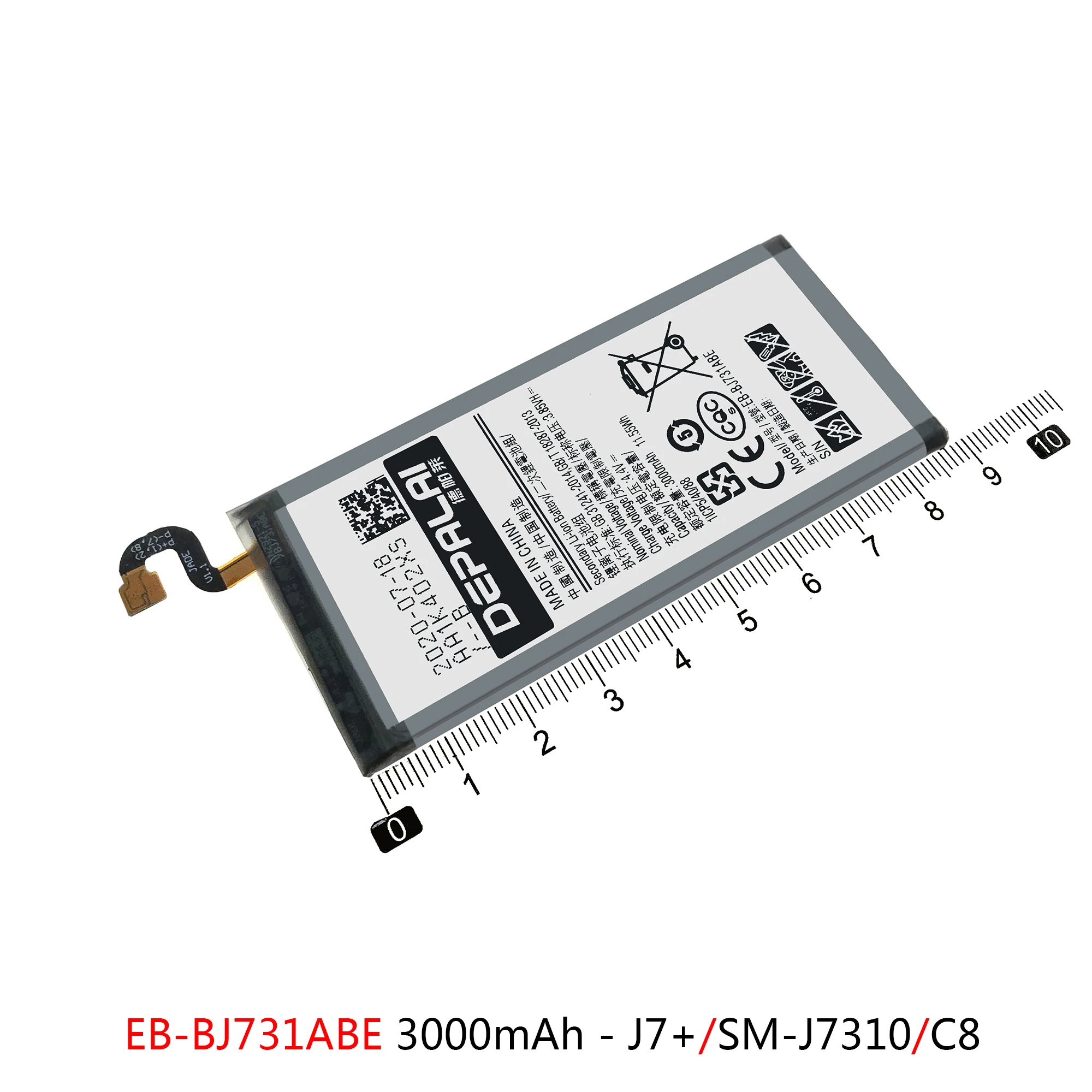 EB-BG570ABE Battery For Samsung J5 Prime On5 J3 J330 J5Pro J530 J730 J7+ Plus C8 Batteries BJ330 BJ530 BJ731 Repair Parts