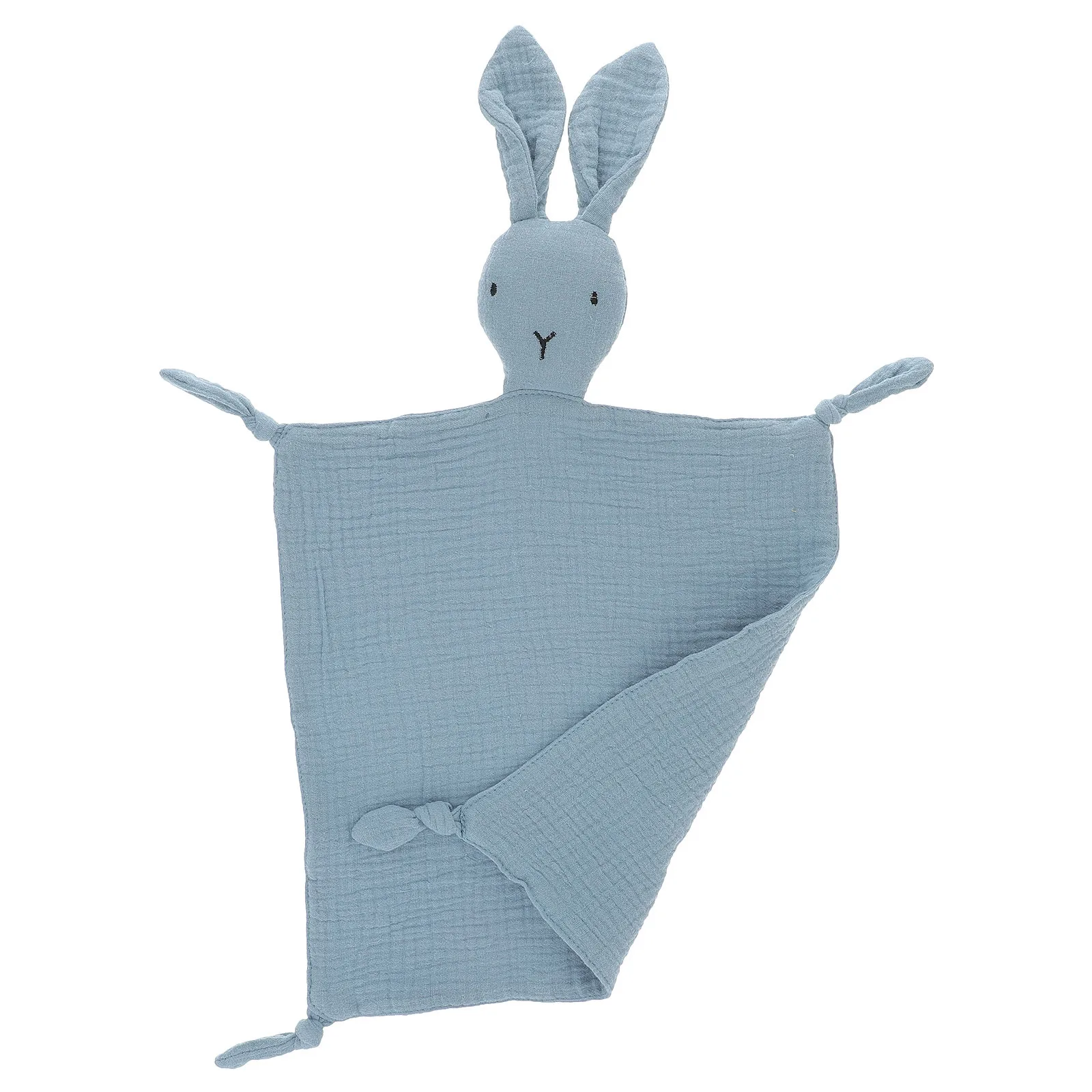 なだめるようなベビーセキュリティブランケット 綿素材 毛抜けなし 毛玉なし 安全な動物のウサギのデザイン スナグルコンフォーター なだめるような安心感