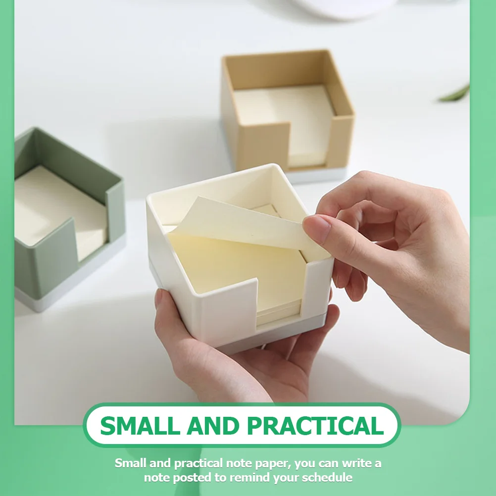 1 ensemble bloc-Notes organisateur boîte distributeur pour bureau école maison bureau papeterie stockage Portable porte-Notes étui petit à faire