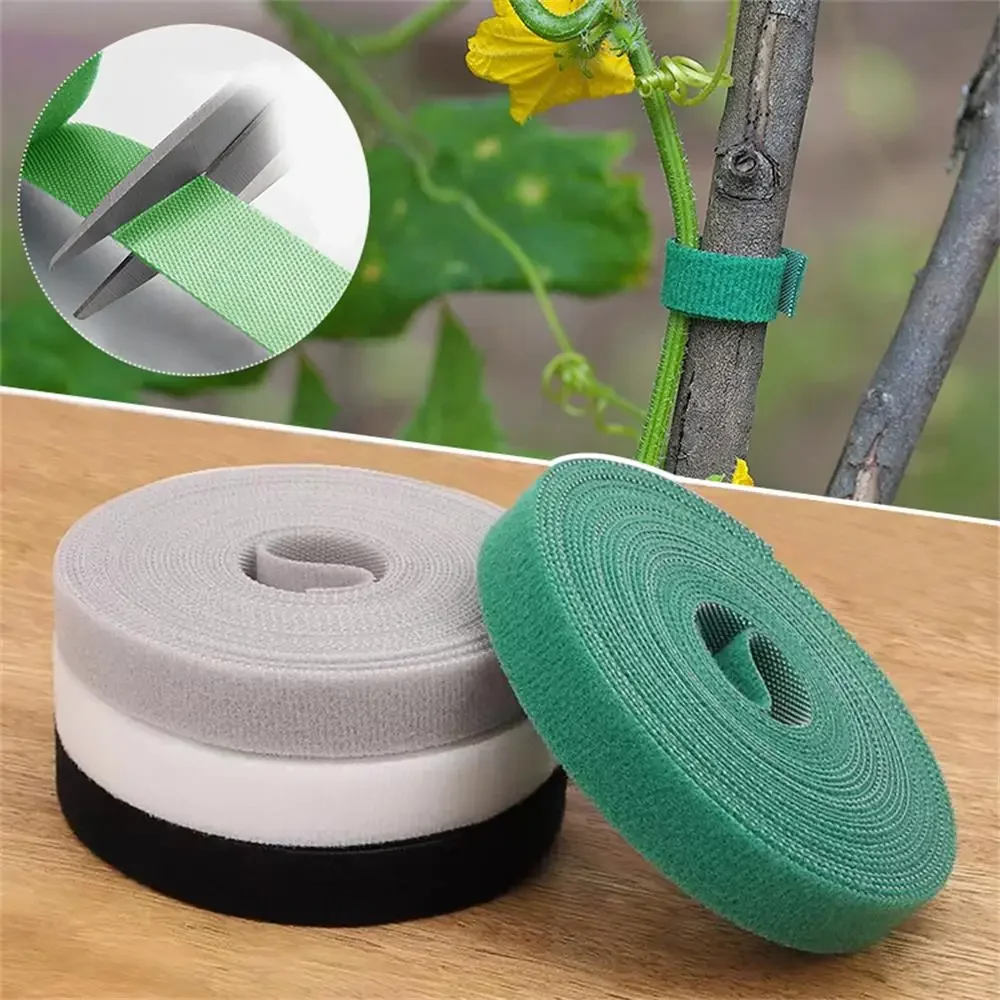 3 Rolls Green Garden Twine Plant Ties Nylon Plant Bandage Garden Hook Loop Bamboo Canl E Wrap Support Garden Accessories