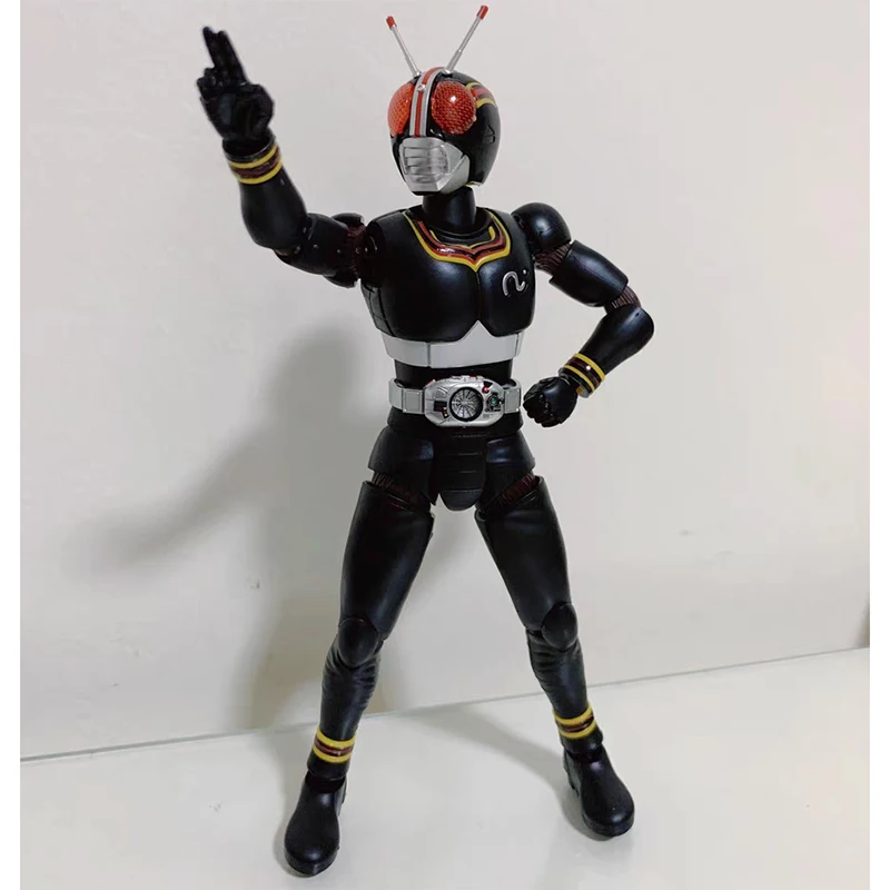 New Original Bandai Spirits Figure-Rise Standard Pvc Frs Masked Rider Black Kamen Rider Mask Black Action Figure Toys Xmas Gift