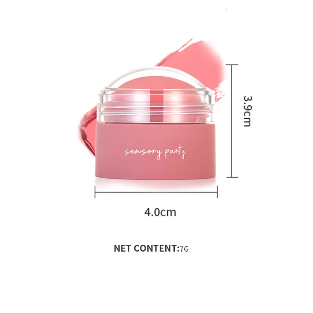 Douce boule de blush polyvalente pour 6 documents, teinte de joue, crème de pêche, lisse, rosé, brume 256, amélioration du xion abaissé