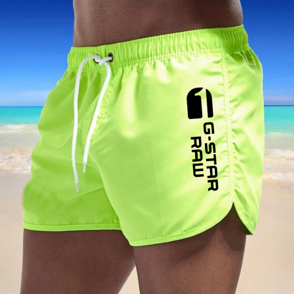 Men\'s Shorts Swimwear Man Swimsuit Swimming Trunks Sexy Beach Shorts Surf Board Male Summer Breathable Clothing Pants (9colors)