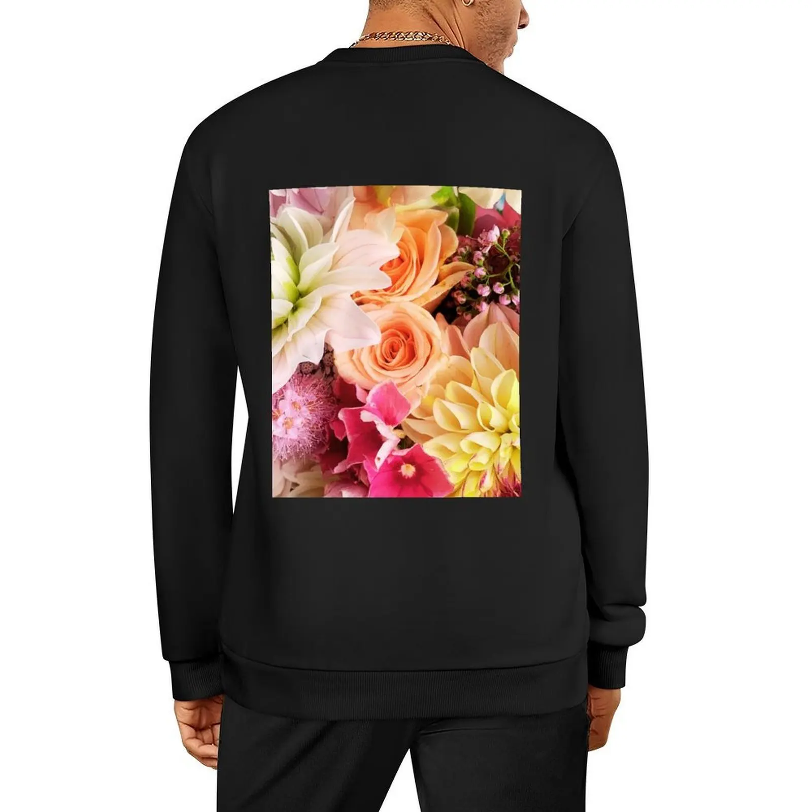 

Inspiration Flower Pullover men's clothes korean autumn clothes graphic t shirts men tracksuit hooded sweatshirt