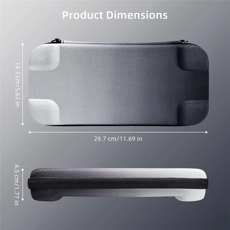 Stabile Leistung – Reise-Tragetasche für Switch 2-Host, schützende tragbare Hartschalentasche mit doppeltem Reißverschluss, ergonomischem Griff