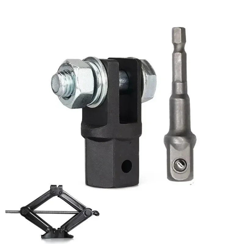 

1/2 Inch Scissor Jacks Adaptor Drive Impact Wrench Adapter Tool Jack Shear Chrome Vanadium Steel Adapter Steel Ball Joint Rod