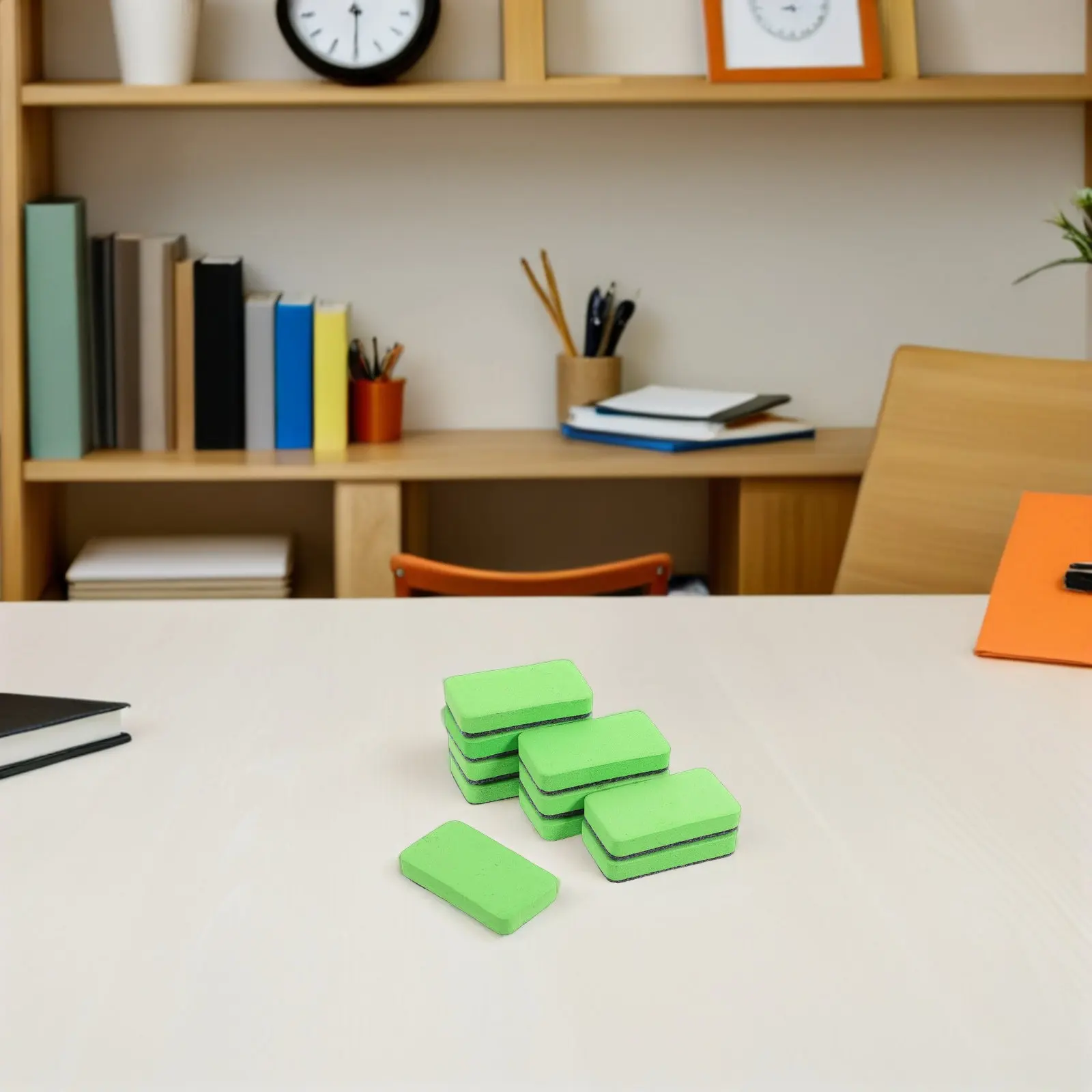 

100Pcs Whiteboard Erasers Mini Compact Felt Cloth Dry Erase Eraser for Teachers Office Home Classroom Chalkboard Cleaner