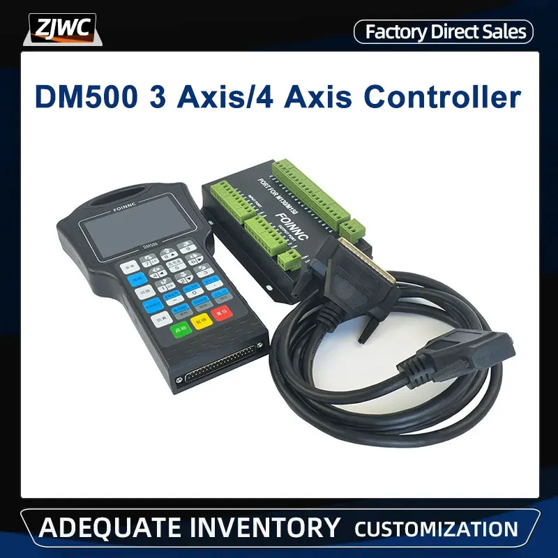 Manufacturer Pendant CNC Motion Controller DM500 3 Axis 4 Axis G-Code CNC Router Controller For Cnc Machine Woodworking