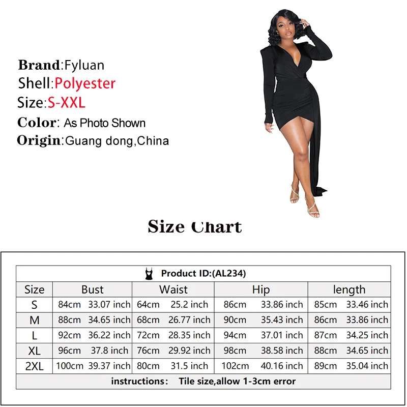 2025 Summer Elegant Women's Dress Deep V Neck Long Sleeve Wedding Party Prom Dress Fashion Fluorescent ColorLadies  Mini Dresse