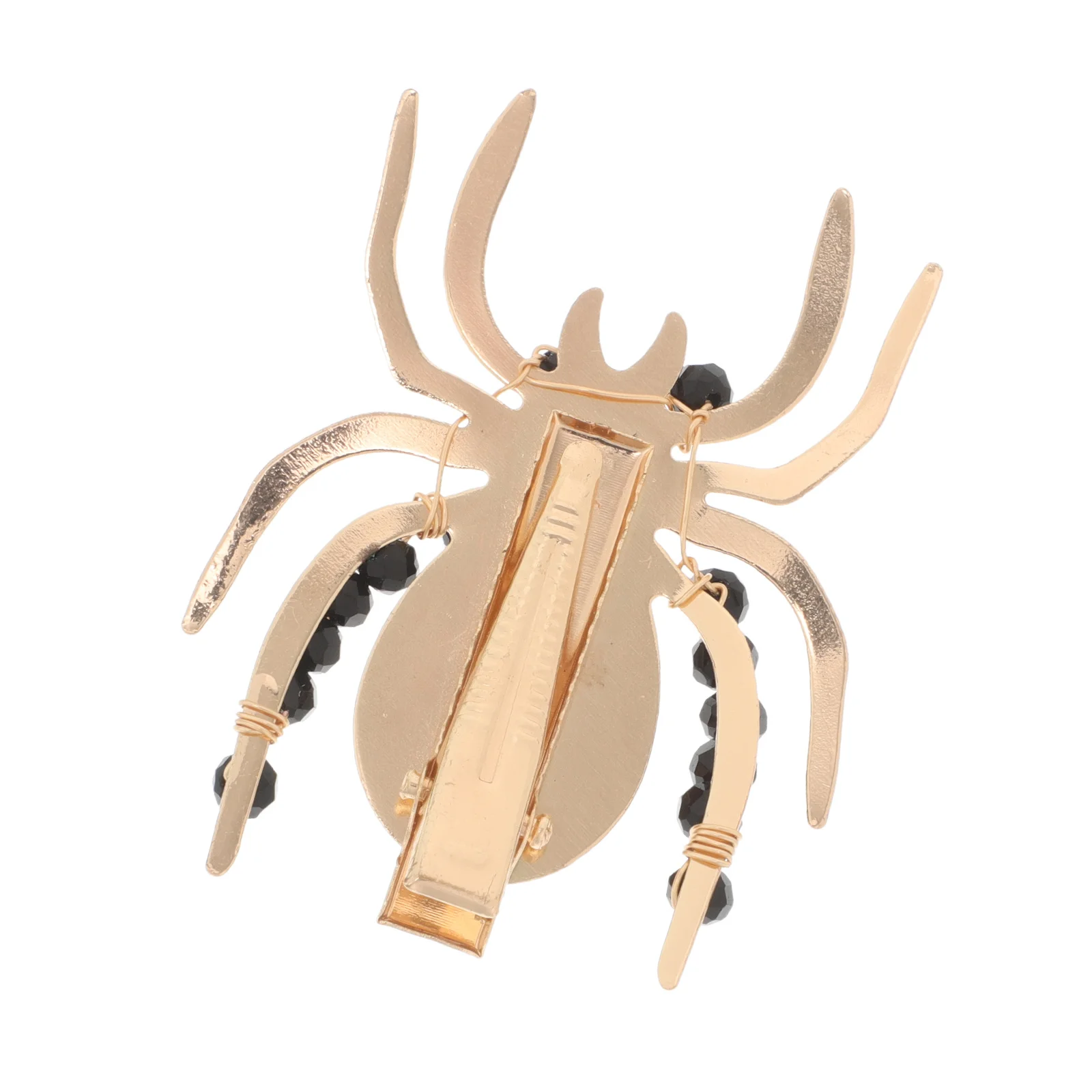 

Clip Halloween Alloy Crystal Beads Unique Style Halloween Spider Hair Barrette Glamorous Costume Hairpin For Cosplay