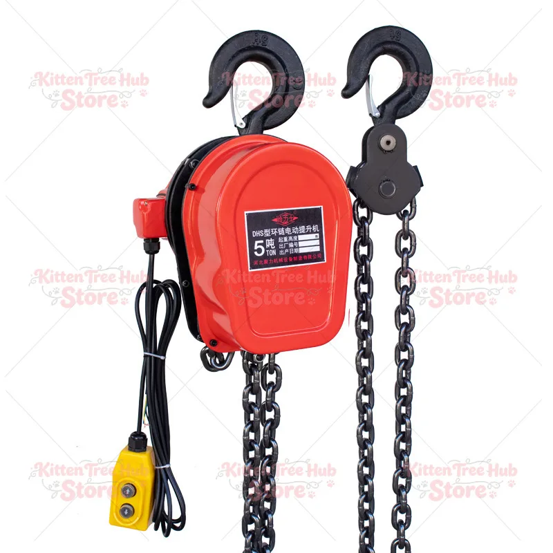 Electric Chain Hoist 220v 1 Ton 2 Ton 5 Ton Crane Household Small Lift Hoist 380v 220V CraneElectric Hoist