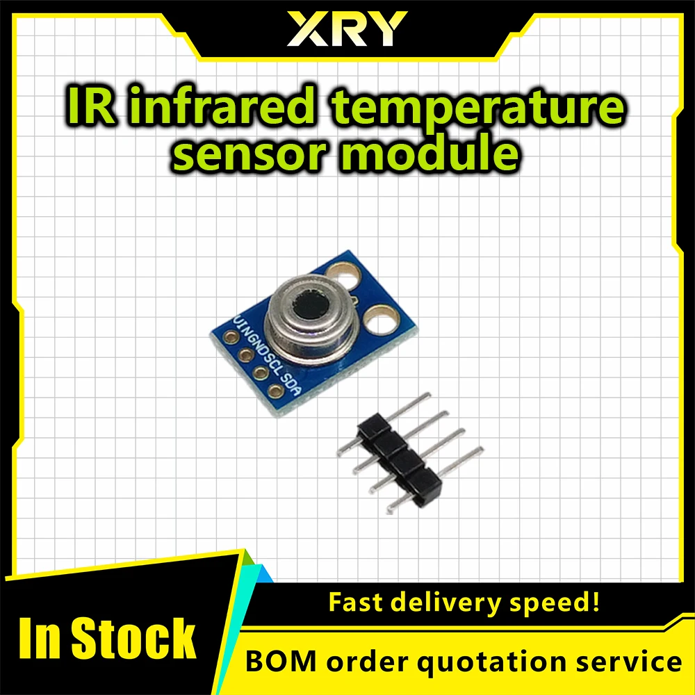 XRY GY-906 MLX90614ESF Nowy moduł bezdotykowego czujnika temperatury MLX90614 kompatybilny z Arduino — zdjęcie produktu 4