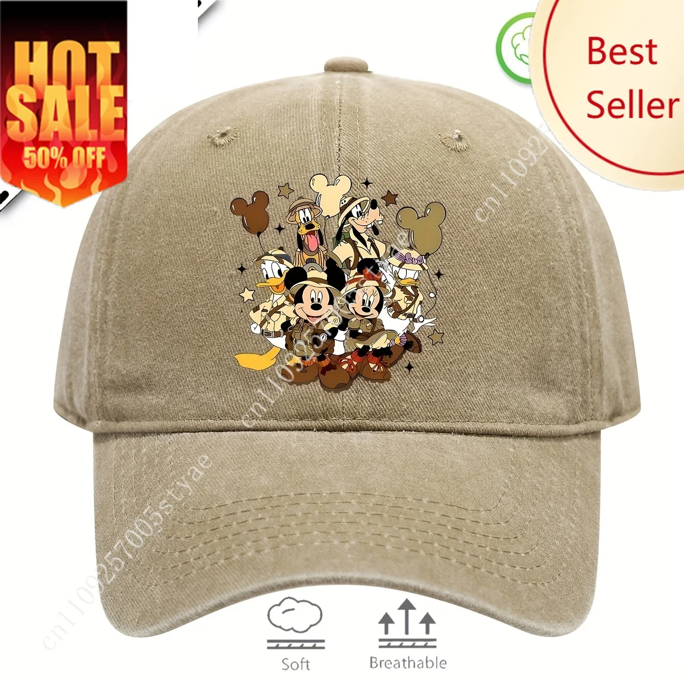 Gorras de Mickey y Minnie Mouse, Gorra de Béisbol de Dibujos Animados de Disney para Hombre y Mujer, Decoraciones, Regalos para Fiestas, Gorras de Moda, Sombrero para el Sol