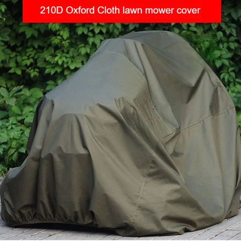 

210D чехол для газонокосилки с защитой от ультрафиолета, дождя, пылезащитный, для улицы, сада, снега, универсальный размер, чехол для газонокосилки, водонепроницаемый чехол для трактора