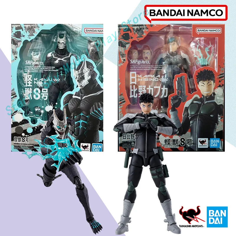الحزمة الأصلية متوفرة في المخزون بانداي SHF KAIJU No.8 كافكا هيبينو البدلة المتنقلة الشكل النهائي نموذج أنيمي عمل لعبة هدية للأطفال