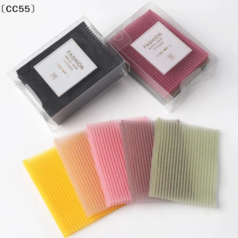 10Pcs Solid Color Bangs Magic Paste Posts Hair Sticker Clip Women Wash Face Makeup Patch Hair Accessories Styling Tools〔CC55〕