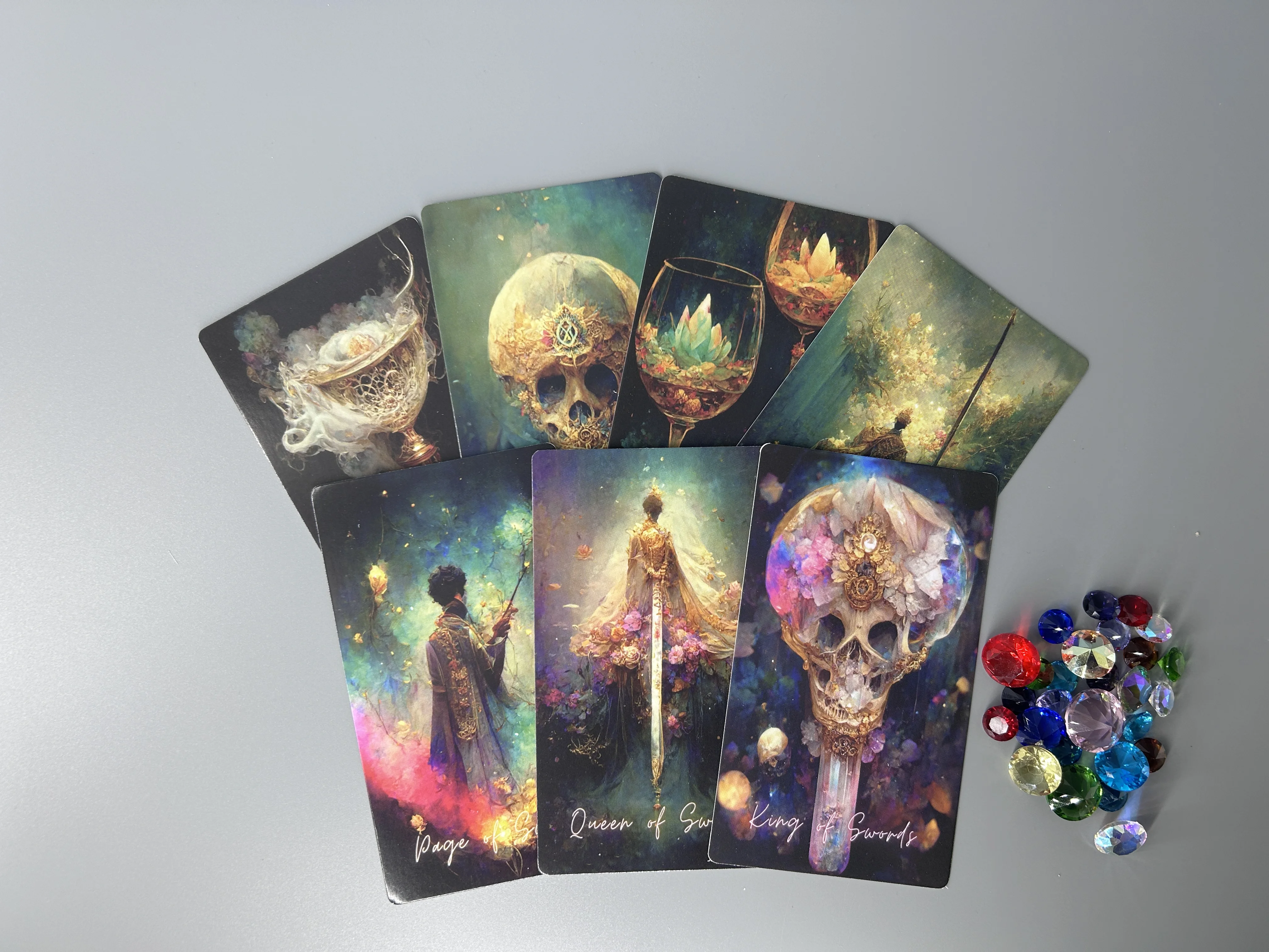 Hot selling tarot card with guide suitable for beginners, outdoor camping board games, and family gathering card gifts.