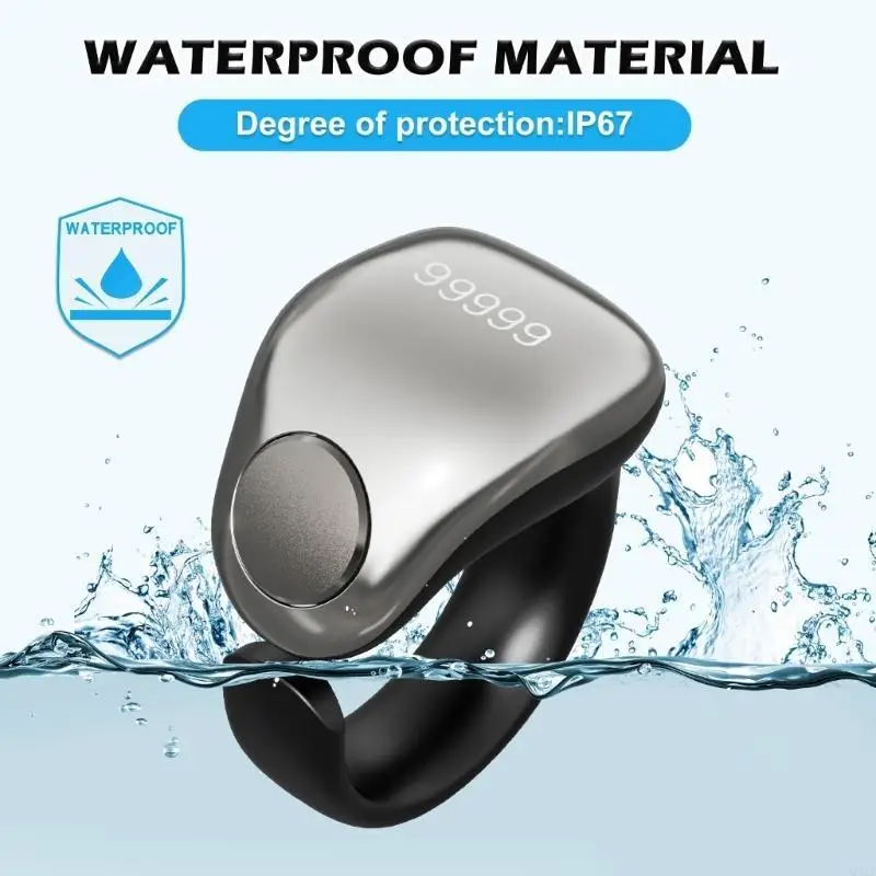 Digital Tasbih Counting Device Rings Digital Tally Counter 3.7v 16 إلى 24 مم