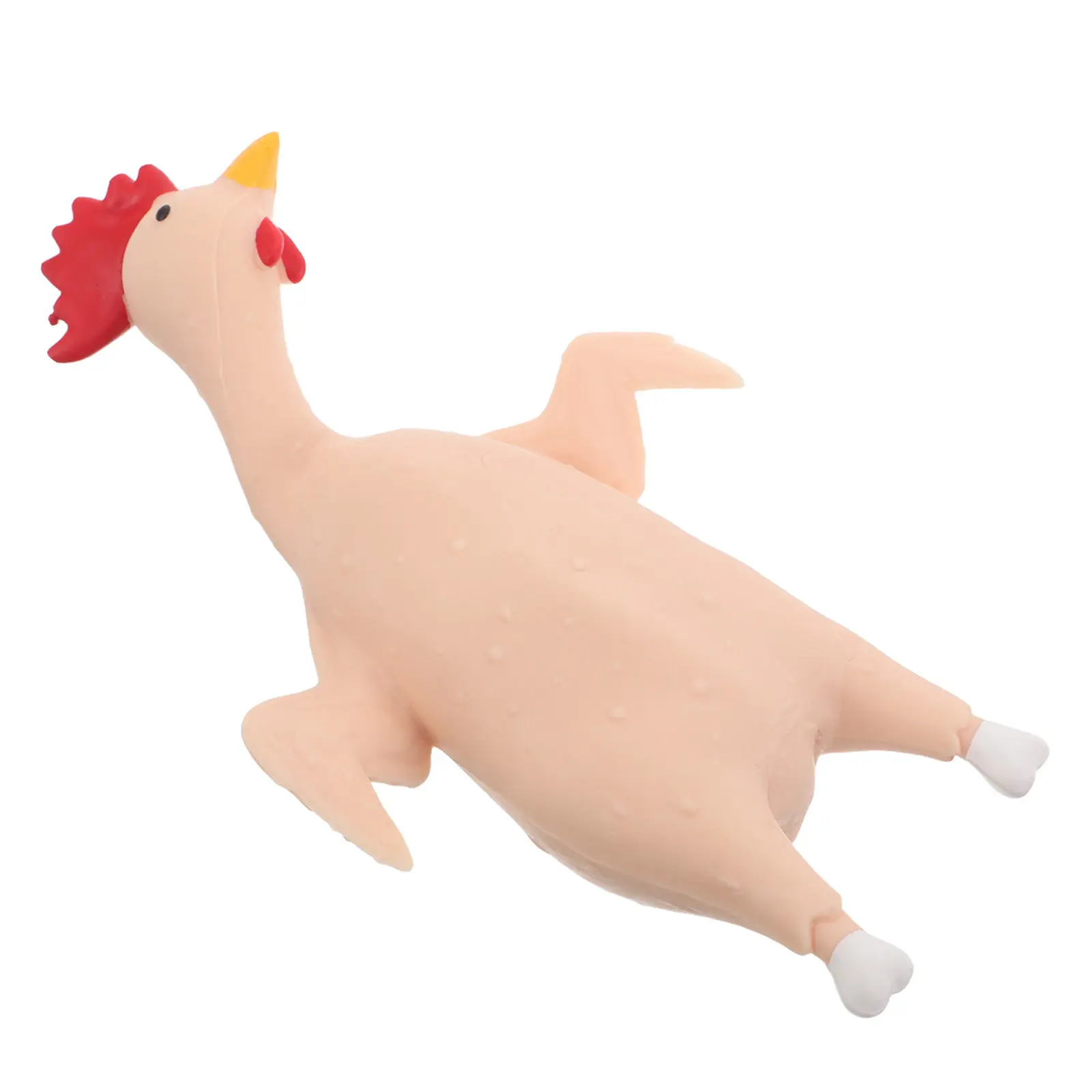 Squeeze Chicken Funny Soft Silicone Screaming Stress Relief Squishy Squeaky Prank Gag Noise Vent Fidget Animal