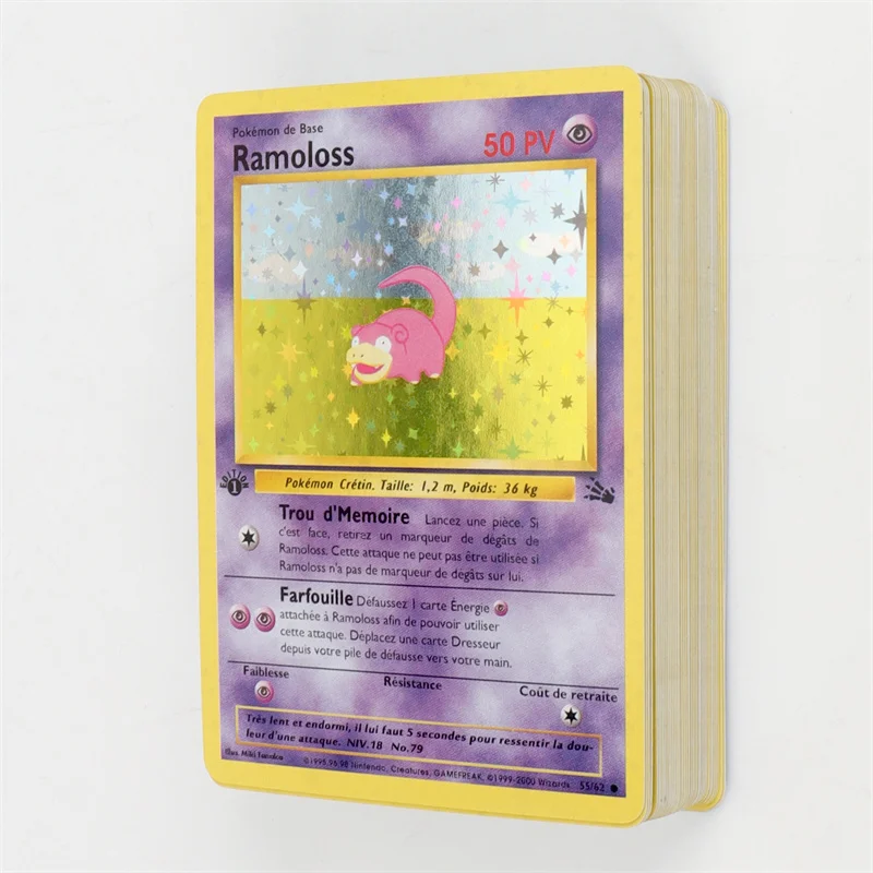 French Version 1996 Year 1st edition Pokmon card rare Lapras Charizard  Pikachu Mewtwo Collecting card toys 151Pcs boxed - AliExpress 26