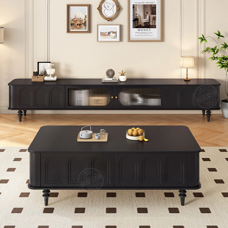 Metal Handles Luxury Tv Stand European Unique Retro Modern Tv Stand Classic Trendy Mobiletto Porta Tv Designer Furniture