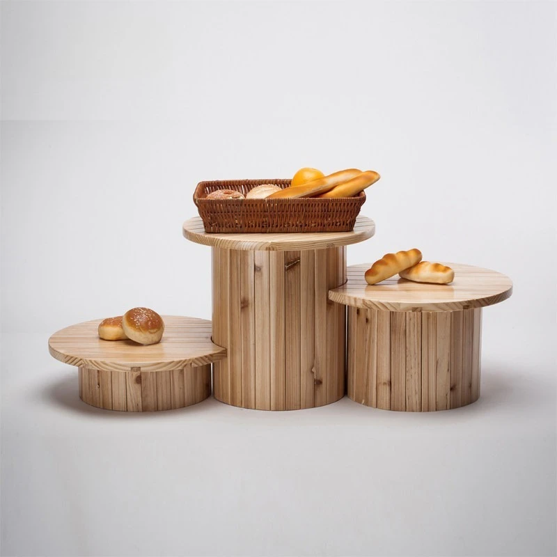 Pine Bracket Combination Pastry Cake Cake Bakery Baking Display Cabinet Island Cabinet Display Soft Furnishings