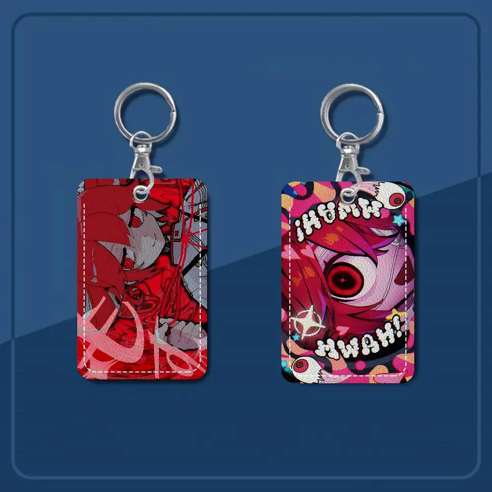 Vocaloid Teto Singer Girl Office Supply Men And Women Credit Card Keyrings Student Card ID Card Holder Credential Holder Card