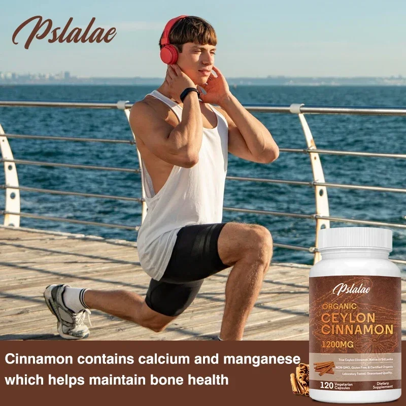 مكمل القرفة السيلاني - صحة القلب والأوعية الدموية، دعم الجهاز الهضمي، العناية بالمفاصل والبشرة، مضادات الأكسدة الطبيعية