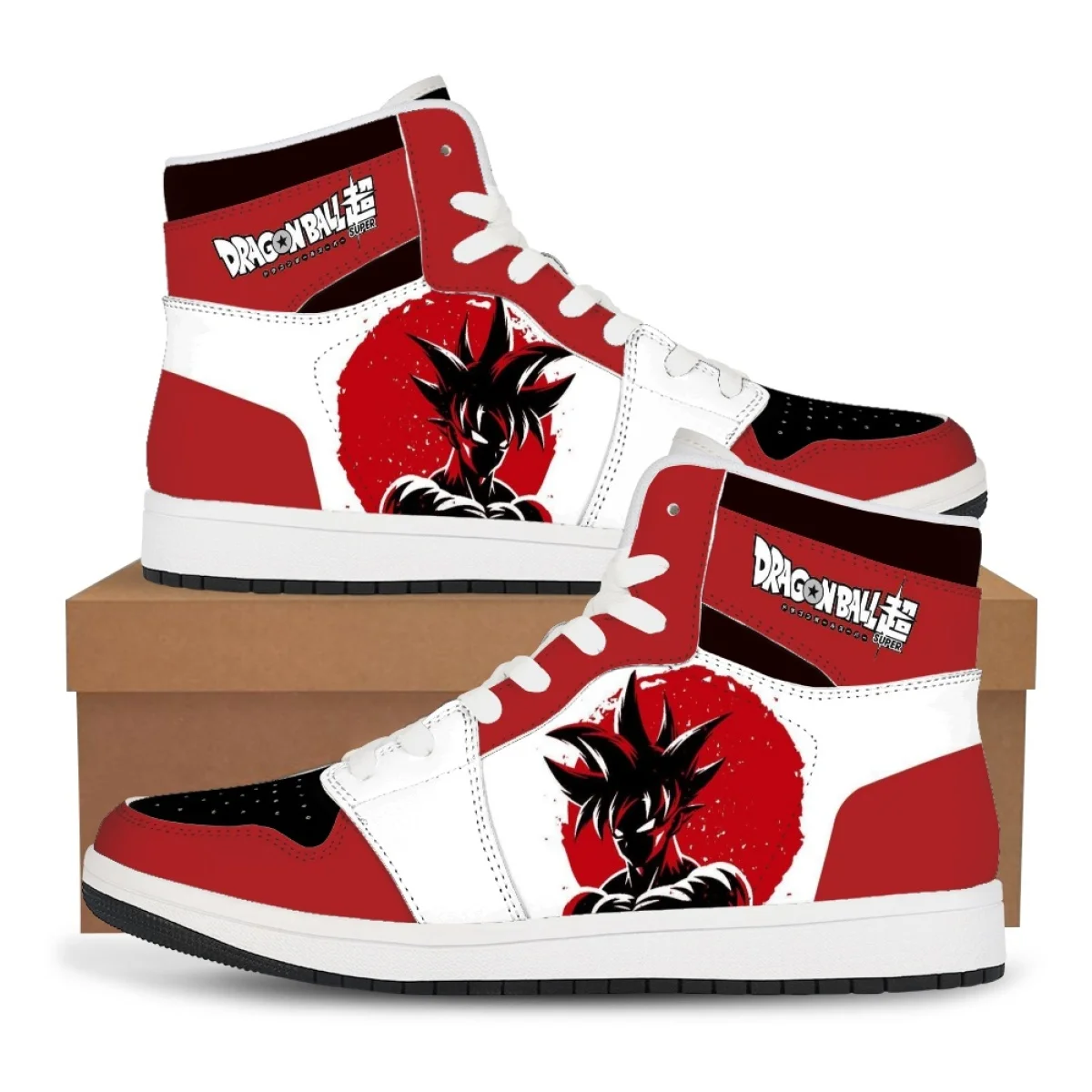 

Cosplay Dragon Ball Anime Sneakers Son Goku Vegeta High-Top Casual Shoes Printed Basketball Shoes Men Women Comfort Shoes Gift