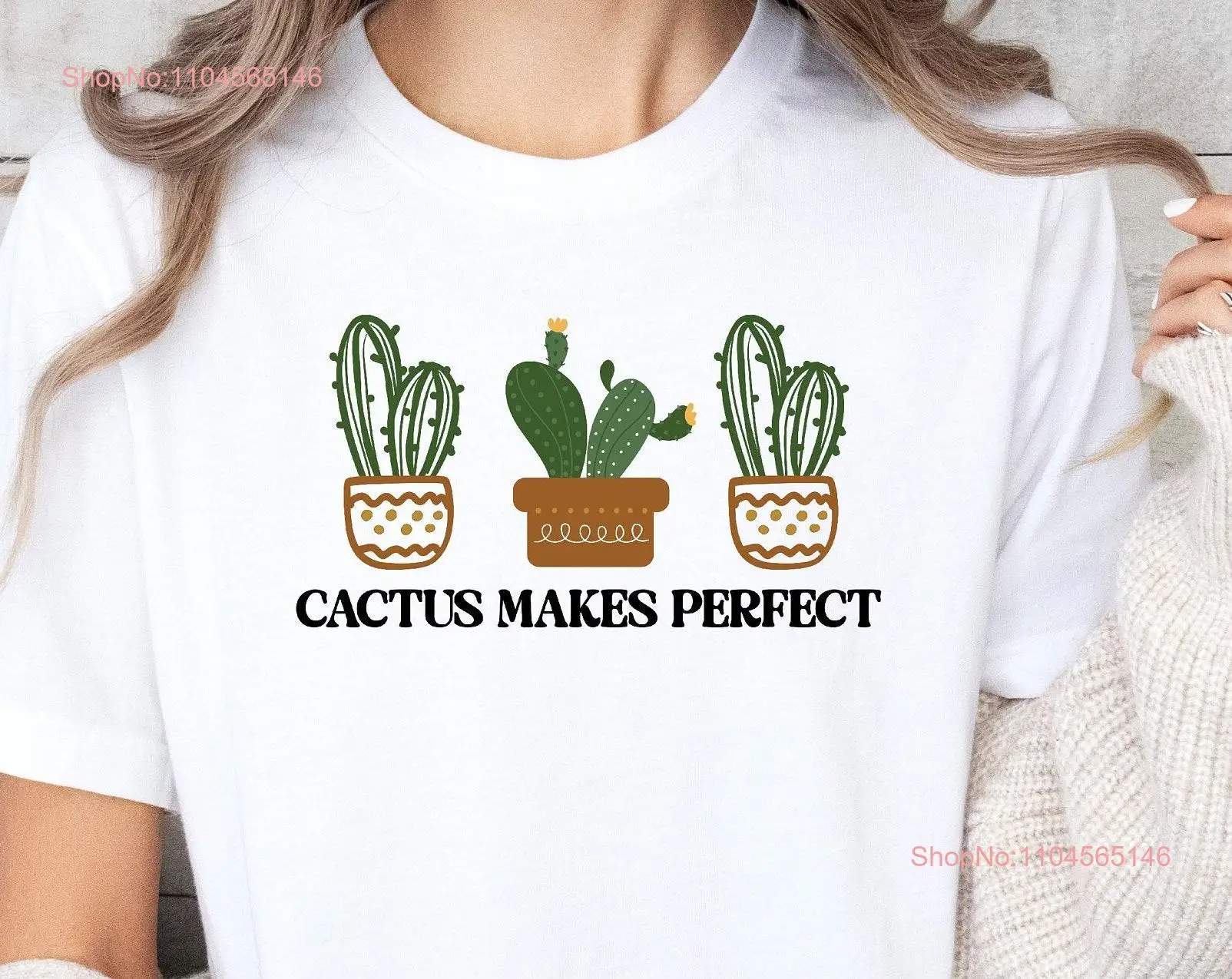 

Футболка Cactus Makes PerfecT Lover Life Herbology Botanical Plant Mom с длинными или короткими рукавами