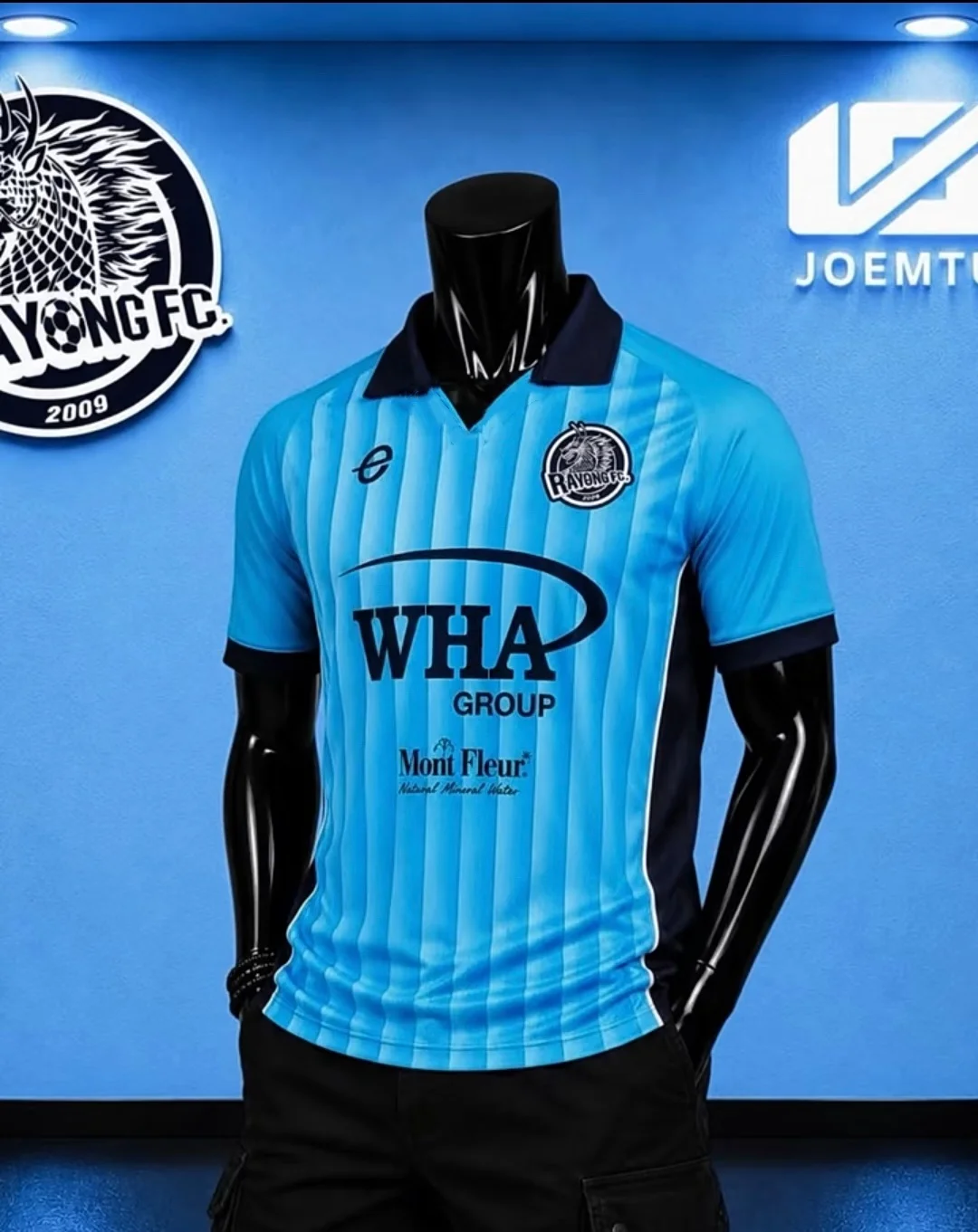 2026-27 New Rayong Men's Football Jersey 3D Printed Y2K Casual Quick Drying T-shirt for Daily and Training Wear