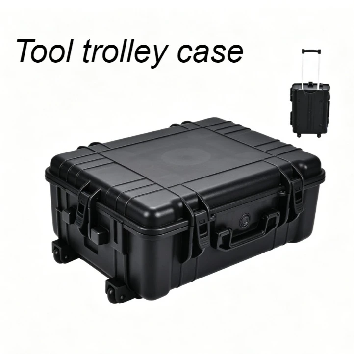 Trolley Tool Case Large Capacity Instrument Protection Box Portable Safety Equipment Organizer Boxes Waterproof Tool Storage Box